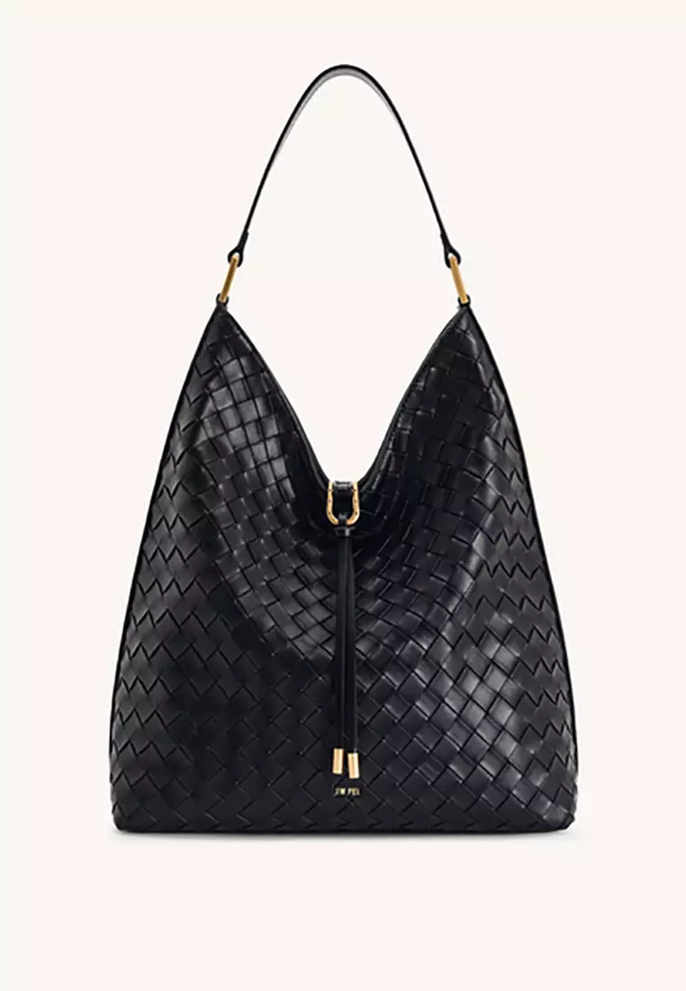 Buy JW PEI Aria Woven Texture Shoulder Bag Black 2025 Online