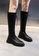 Twenty Eight Shoes black Elastic PU Leather Boots CB3259 F617FSHF000F24GS_5