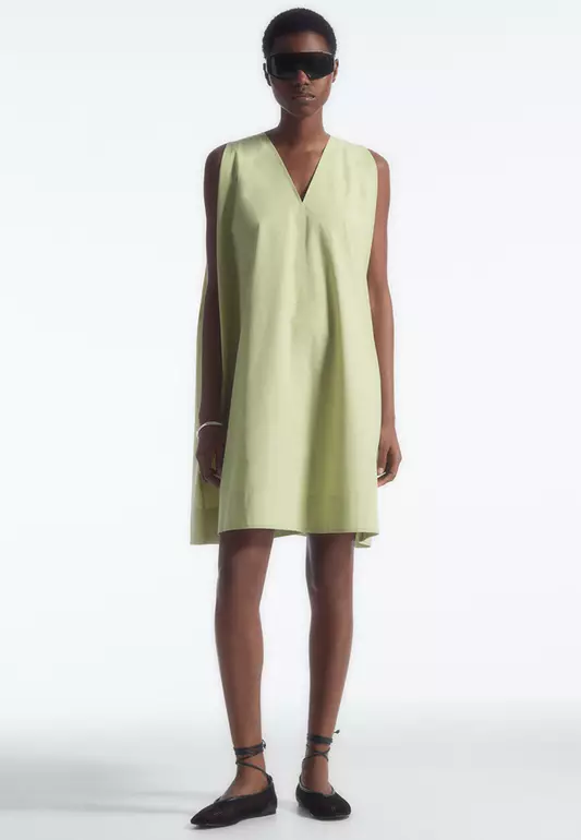 A-Line Sleeveless Mini Dress