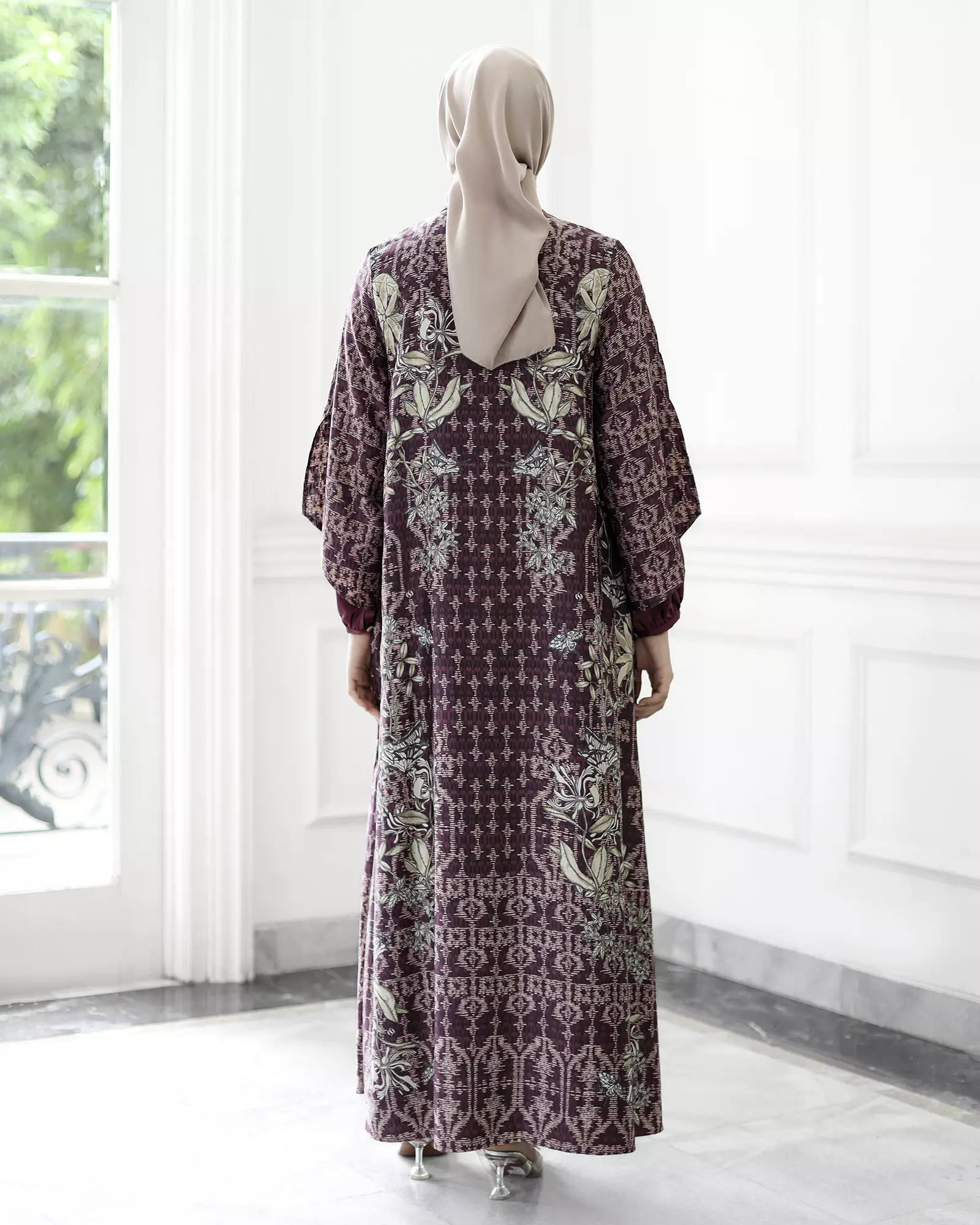 Geulis.id RAMYA SET DRESS - Burgundy