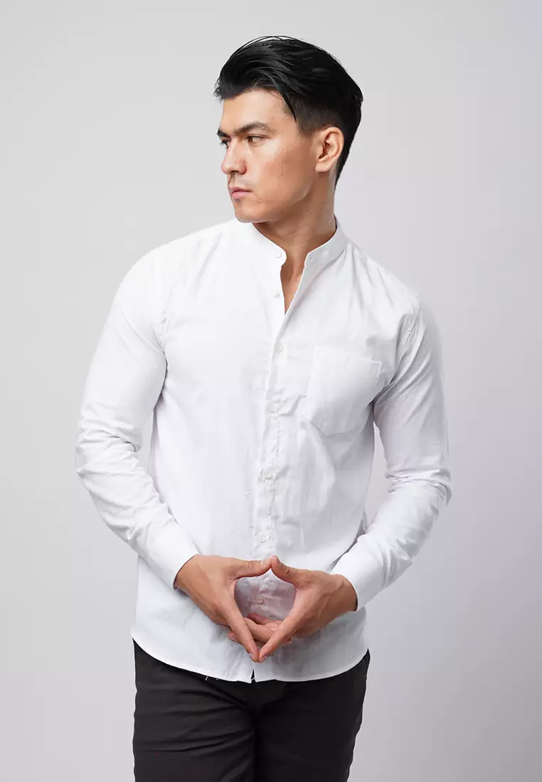 Super White Oxford Shanghai Shirt