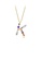 Glamorousky silver Fashion and Simple Plated Gold English Alphabet K Pendant with Cubic Zirconia and Necklace 1F028AC84520CDGS_1