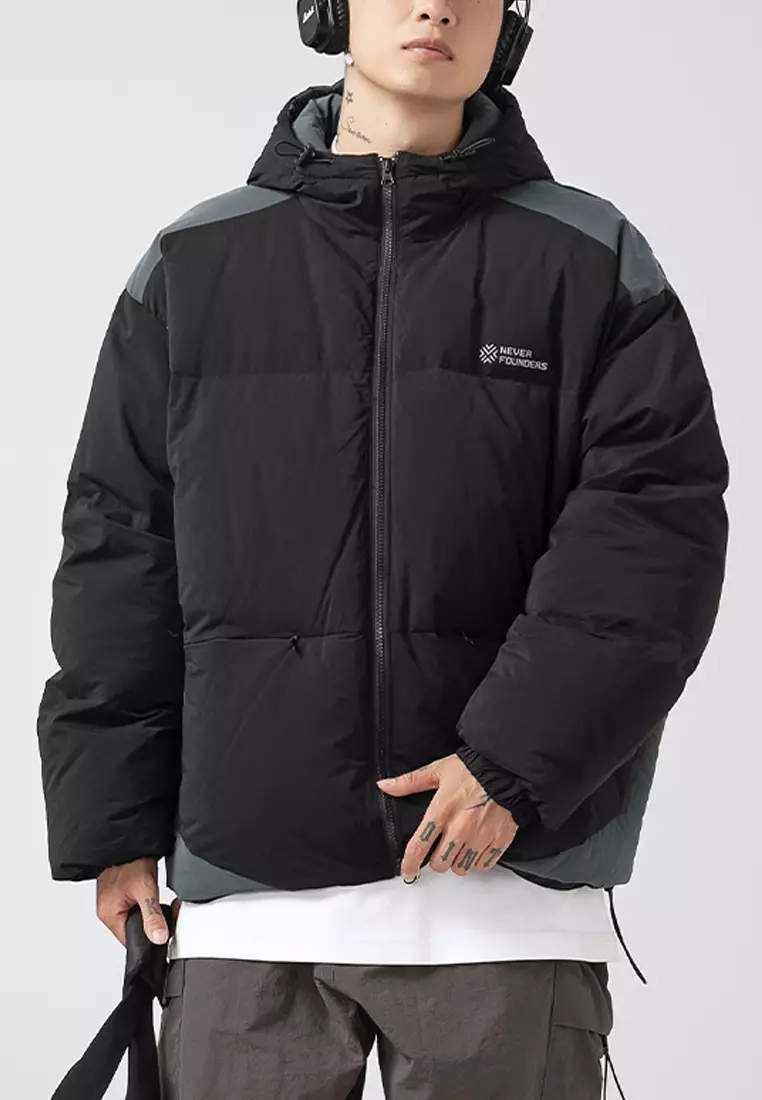 Reflective hooded jacket sale