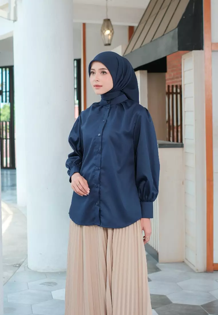 Manda Blouse Navy