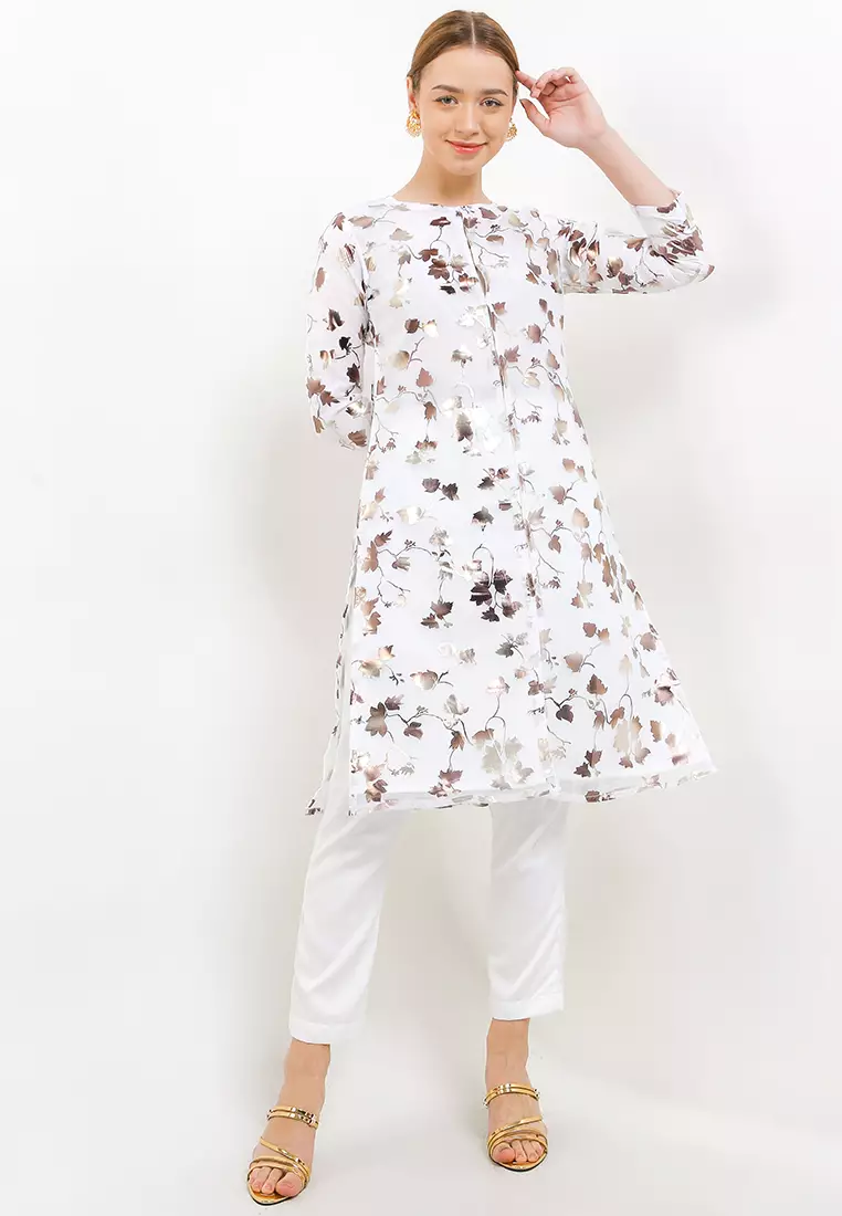 Chanira Festive Ruhi Tunic-White