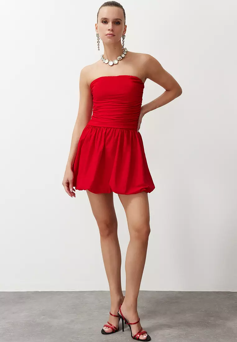 Straight Mini Sleeveless Fitted Dress