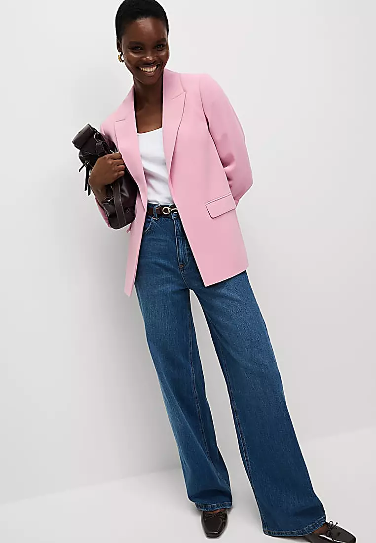 Relaxed Single Breasted Blazer