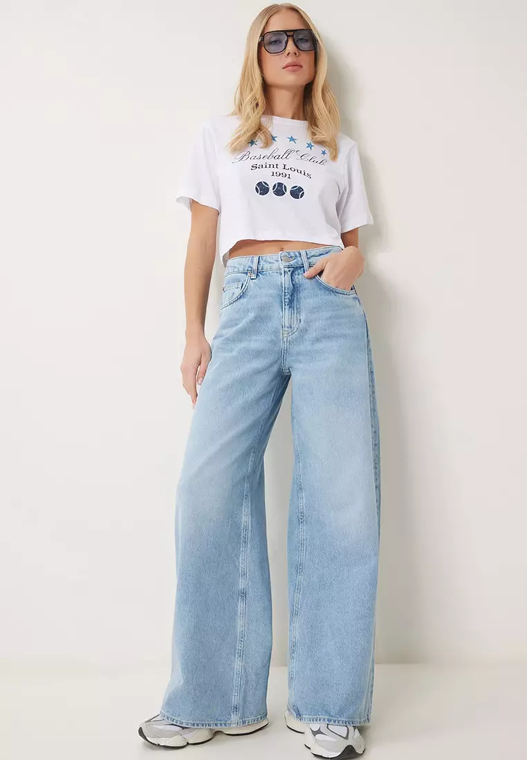 High Waist Wide Leg Jeans