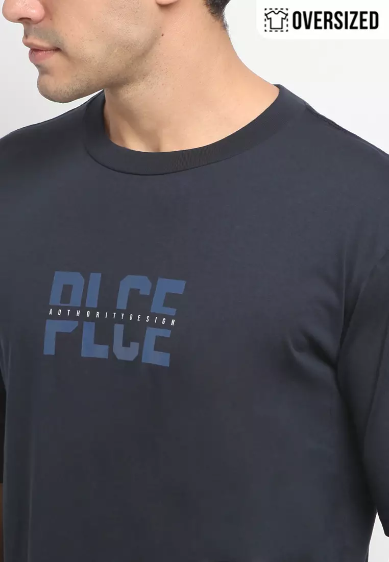 POLICE T-Shirt Cotton Combed Oversized Pria 2079180181