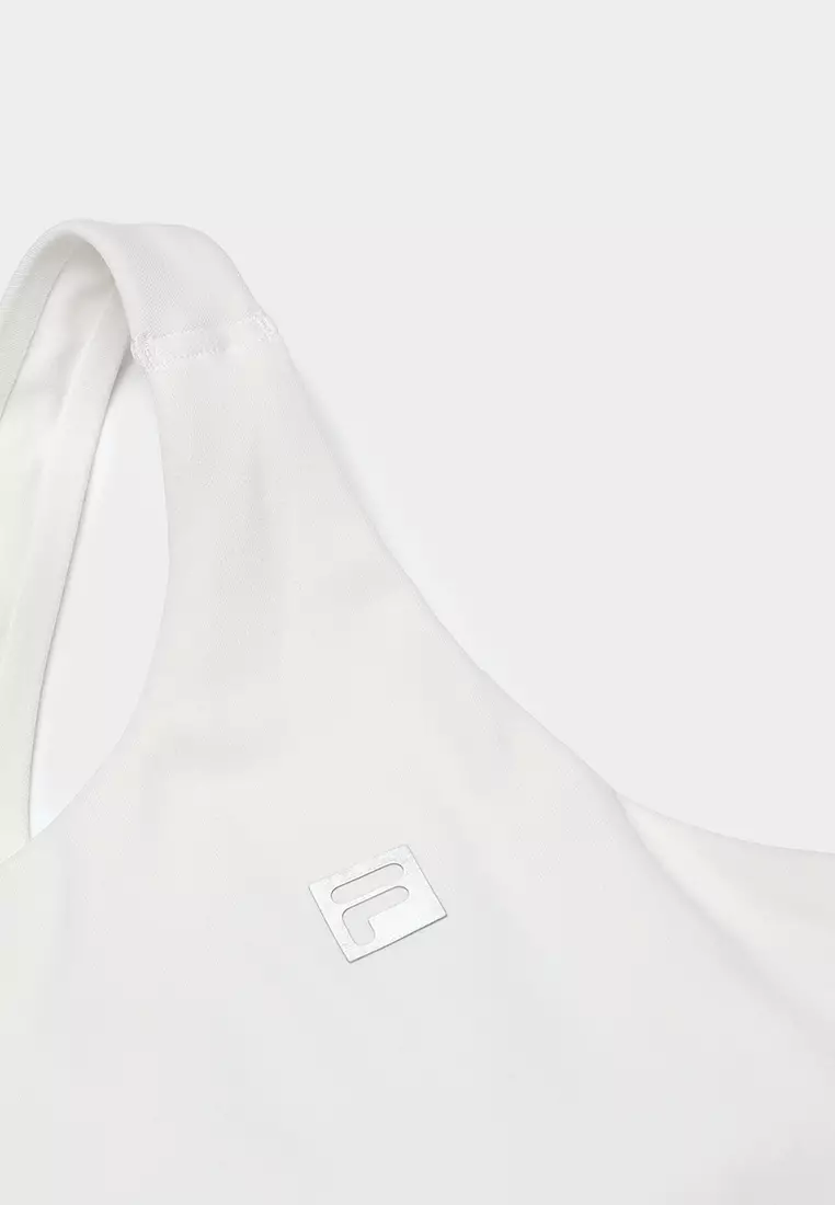 FILA CORE ATHLETICS FITNESS Women Sports Bra in White