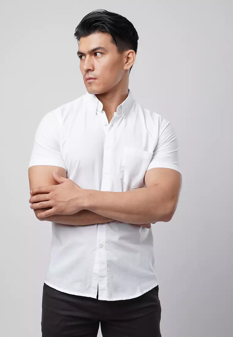 Super White Oxford SS Shirt