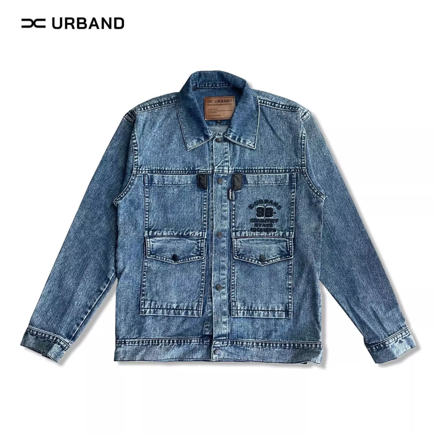 Jual Sogno Jaket Basic Denim Double Pocket Original 2026 | ZALORA ...