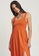 Calli orange Henri Midi Dress 2DC92AA28DC01AGS_4