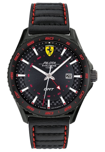Scuderia Ferrari black Scuderia Ferrari Pilota Evo Black Men's Watch (830776) 674E4ACF8F5334GS_1