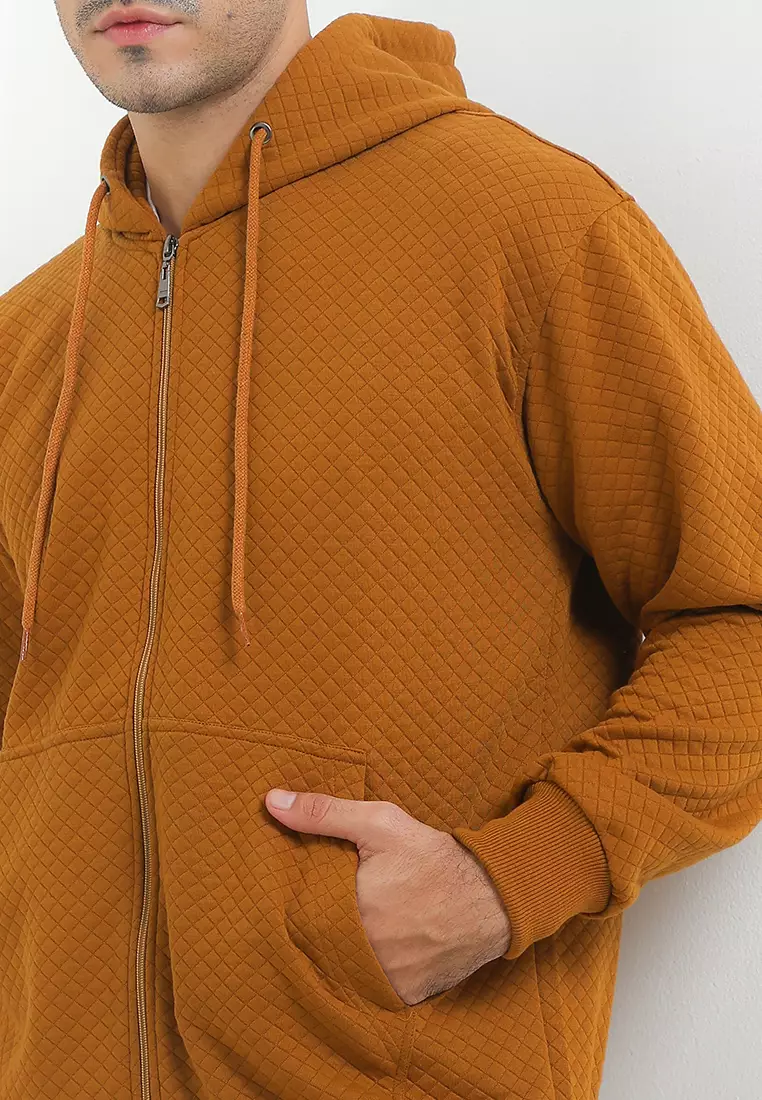 SYZLO Setelan Hoodie Comfy  Diamond Cotton Fleece Atasan Dan Bawahan Boardshort 1 Stel - Milo