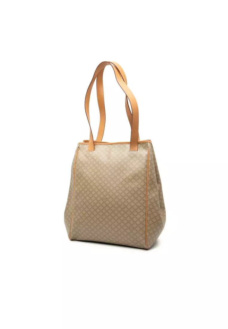 Pre-Loved Celine Macadam Coated Canvas Tote
