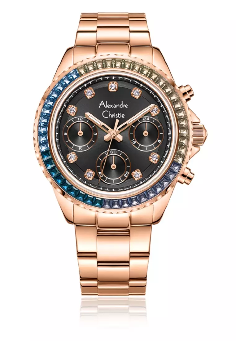 Jual Alexandre Christie Alexandre Christie Women 2B13 Stainless Steel ...