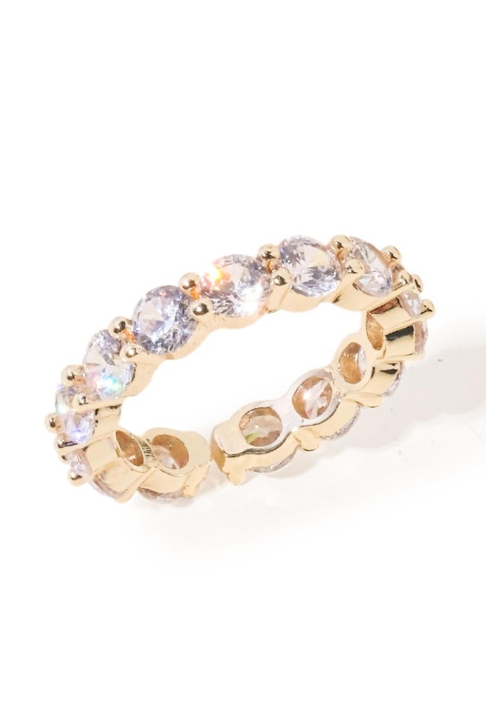 Mikana Mikana Eternity Ring 18k Gold Plated Chuya Ring ZALORA Philippines