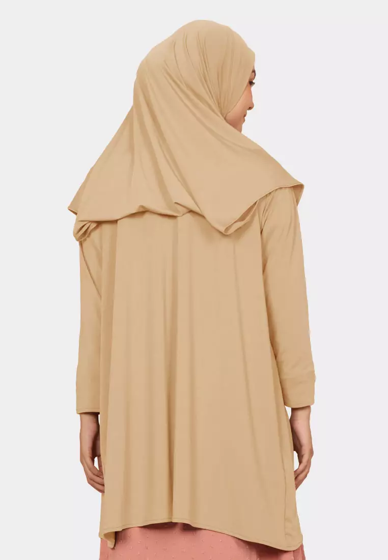 Zelena - Lyora Hijab Outer | Cardigan Bergo Kerudung Wanita - Honey Butter