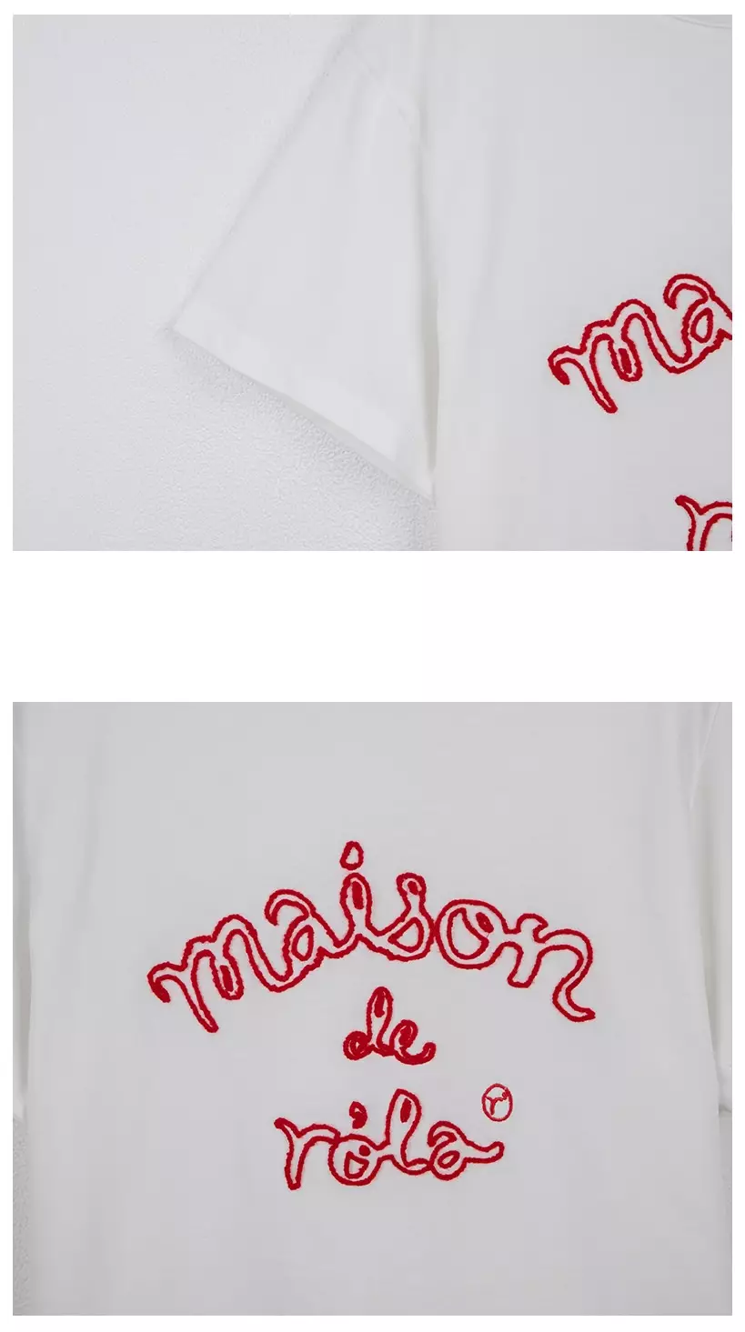 Jual rolarola Maison De Rola Outline T-Shirt White Original 2025 ...