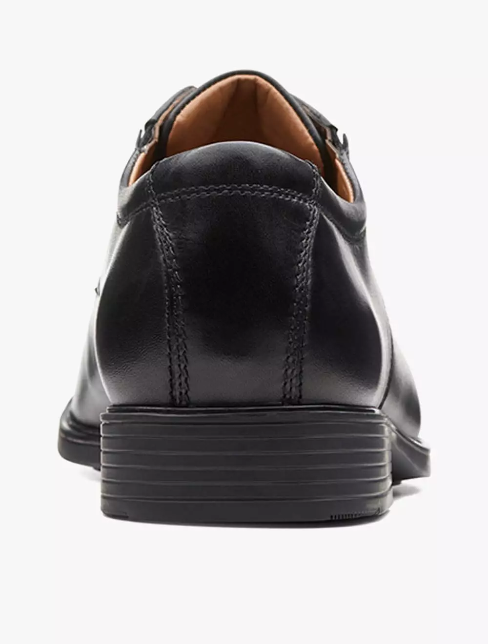 Jual Clarks Clarks Tilden Plain Men's Shoes- Black Leather Original ...