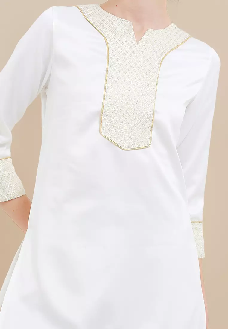 Chanira Festive Zoya Tunic - White