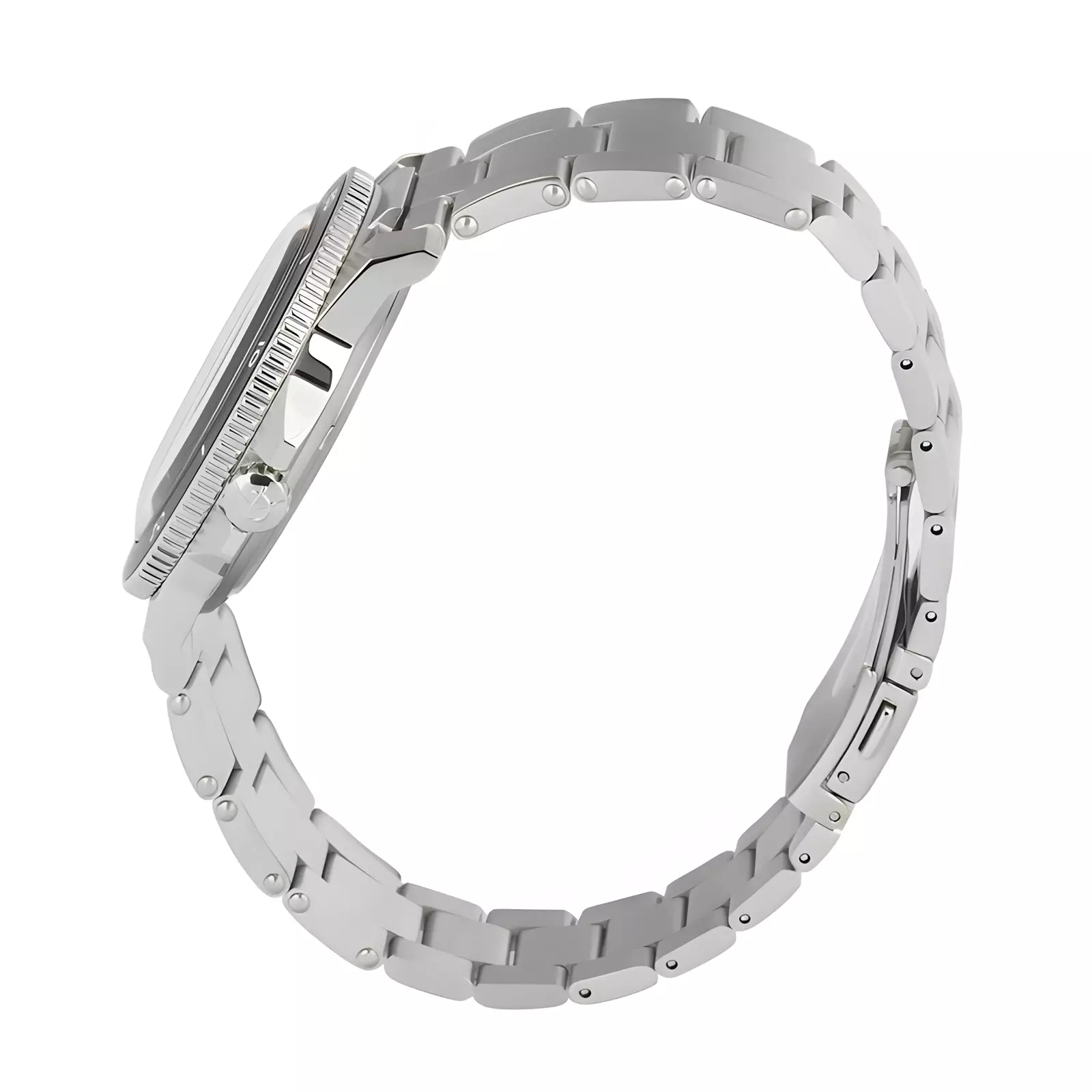 Alexandre Christie Sport - Jam Tangan Analog Pria - Silver Black - All Stainless Steel - 6141 MDBSSBA