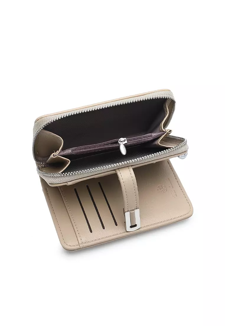 Women's Short Purse / Wallet - Beige