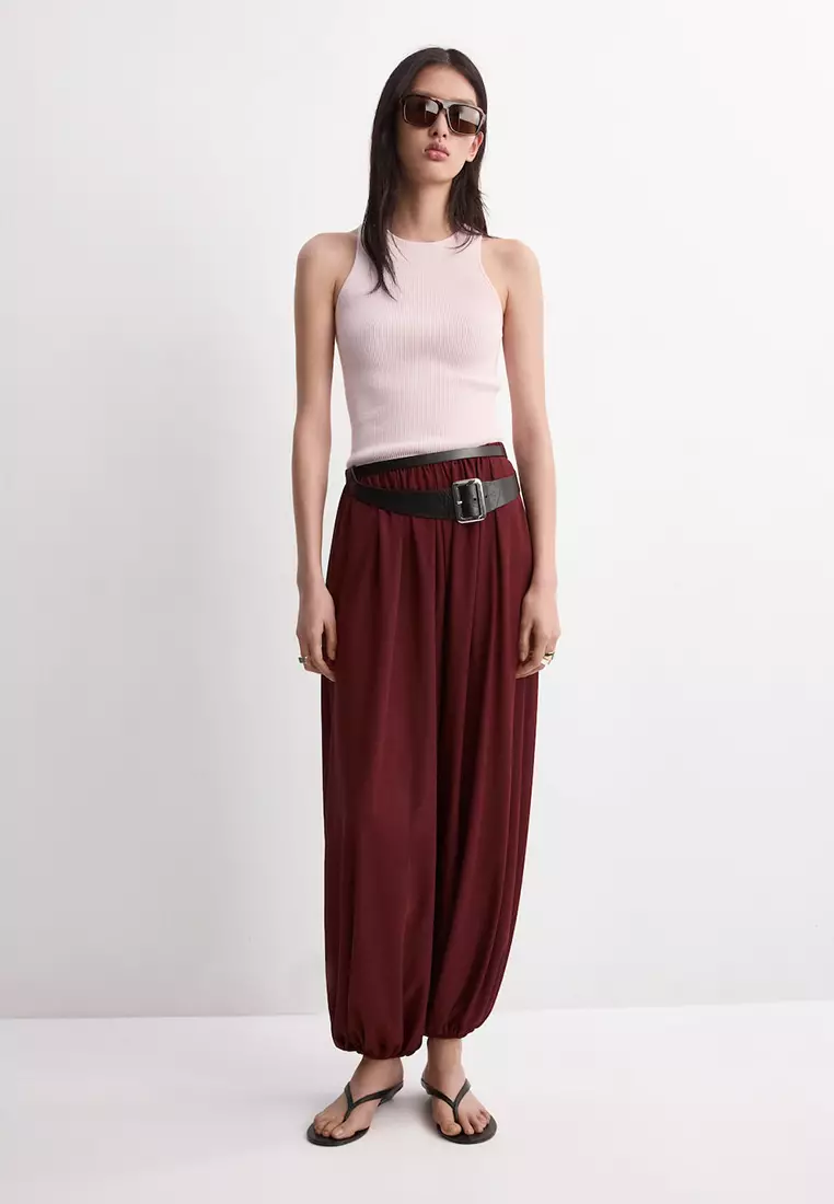 Fitted Fine-Knit Top