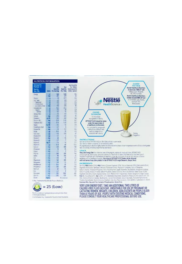 NESTLE Optifast Shake - Coffee 12piece