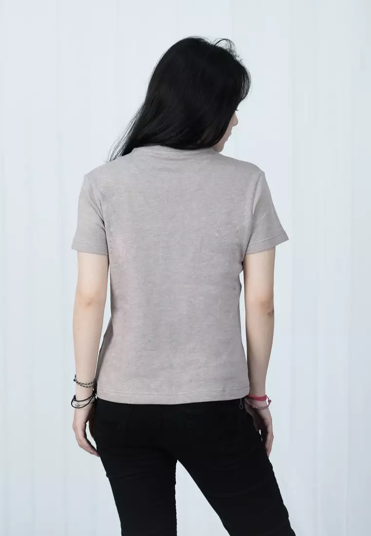 LGS - Kaos Wanita - Lengan Pendek - Motif Polos - Color Series - LTS.001