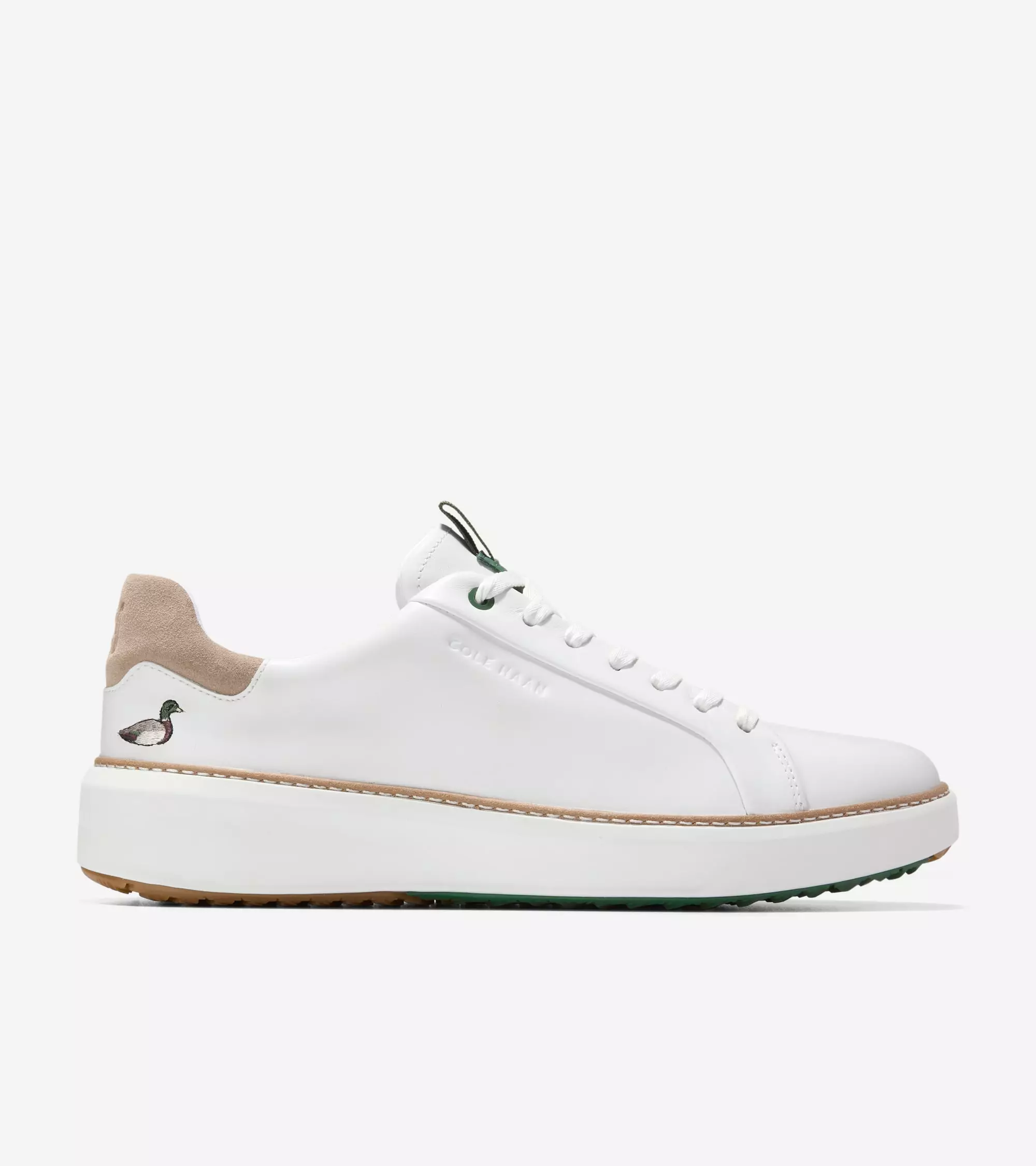 Golf Shoe Cole Haan White Leather Shoes Cole Haan GrandPro Ashland