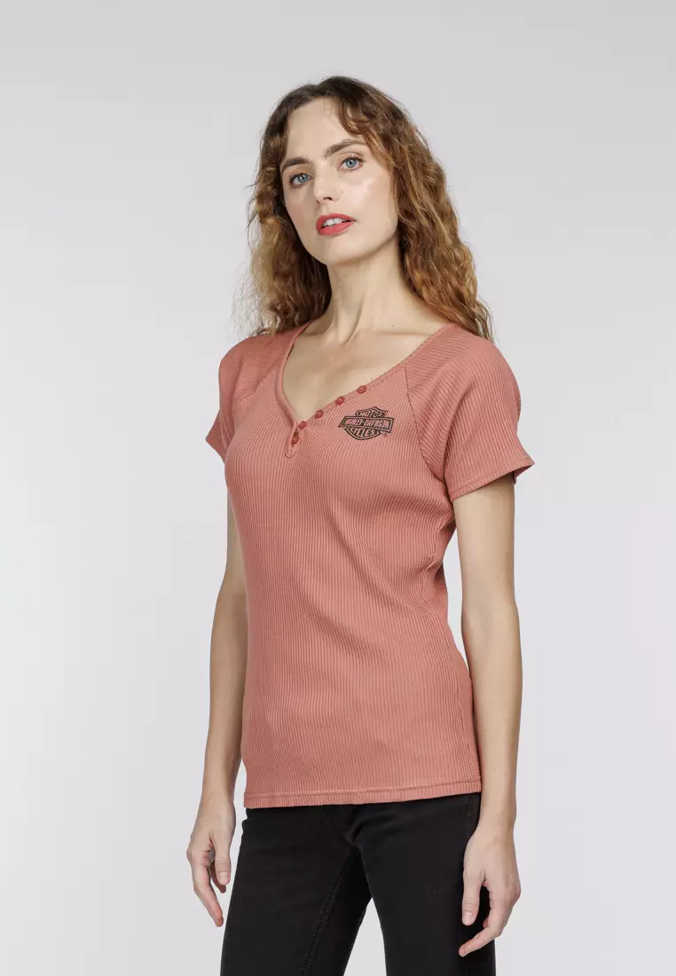 Harley-Davidson Creed Club Rib Knit Top