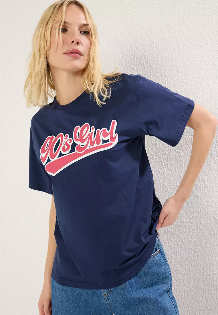 Printed Boyfriend T-Shirt