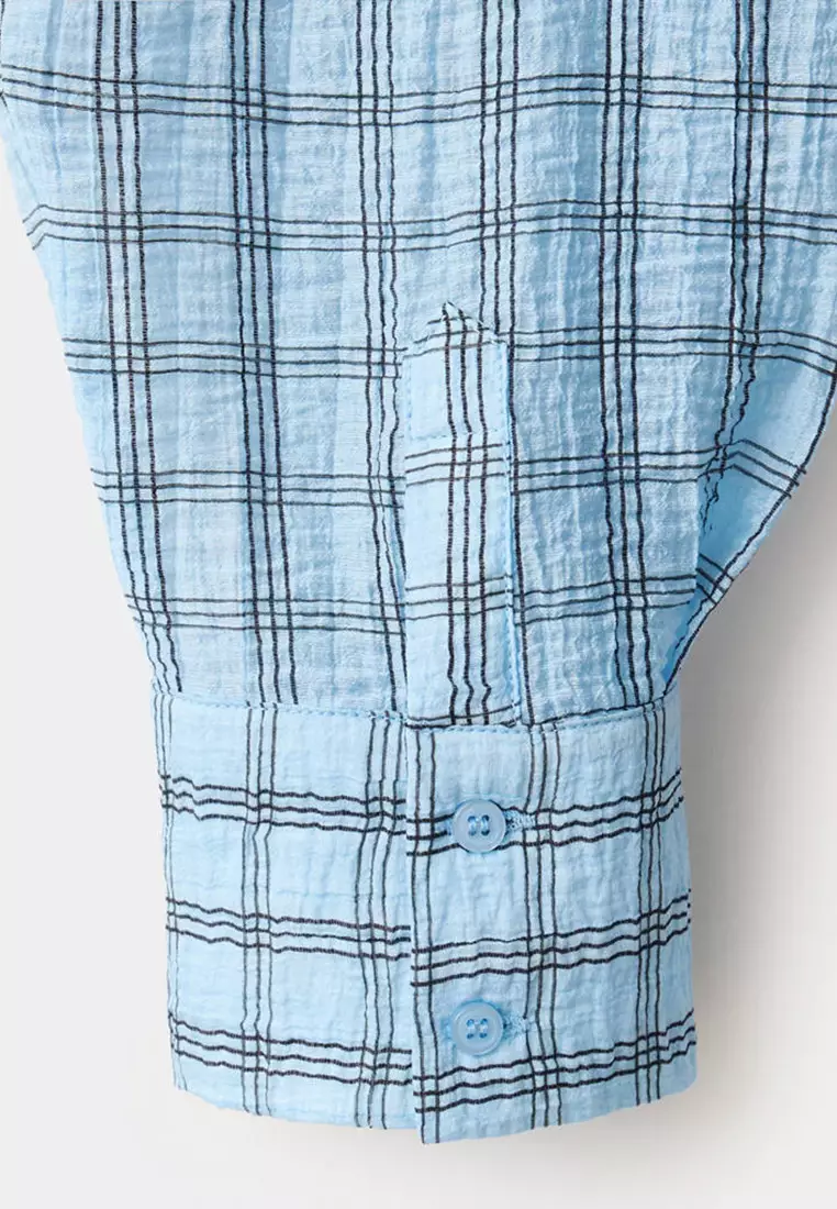 Textured Checked Shirt