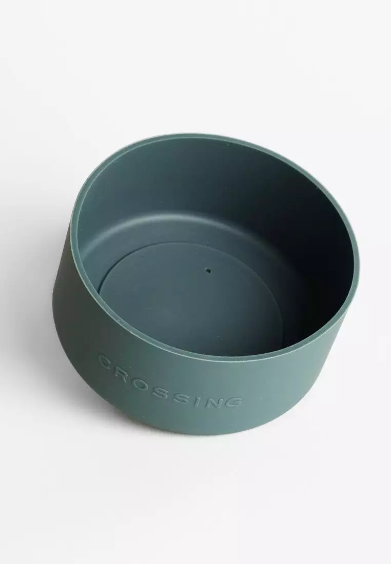 Crossing Silicone Water Bottle Boot - Fits Diameter 9-9.5cm (1100ml) Blistered Pack - Forest Green