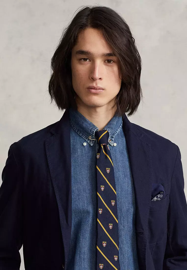Classic Fit Denim Long Sleeve Shirt