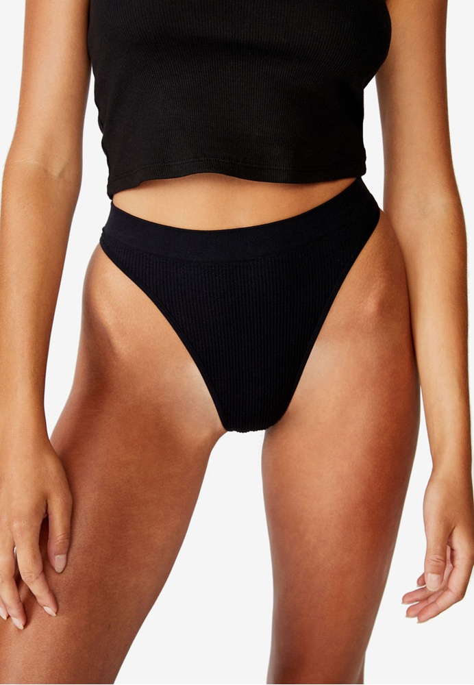 Buy Cotton On Body Seamfree High Cut Brasiliano Brief ...