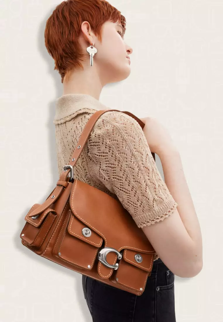 Coach Cargo Turnlock Soft Tabby Burnished Amber