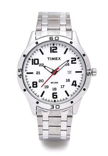 TIMEX Timex U9-2 Series Silver Stainless Steel Mens Watch TW00U920E  CLASSICS | ZALORA Philippines
