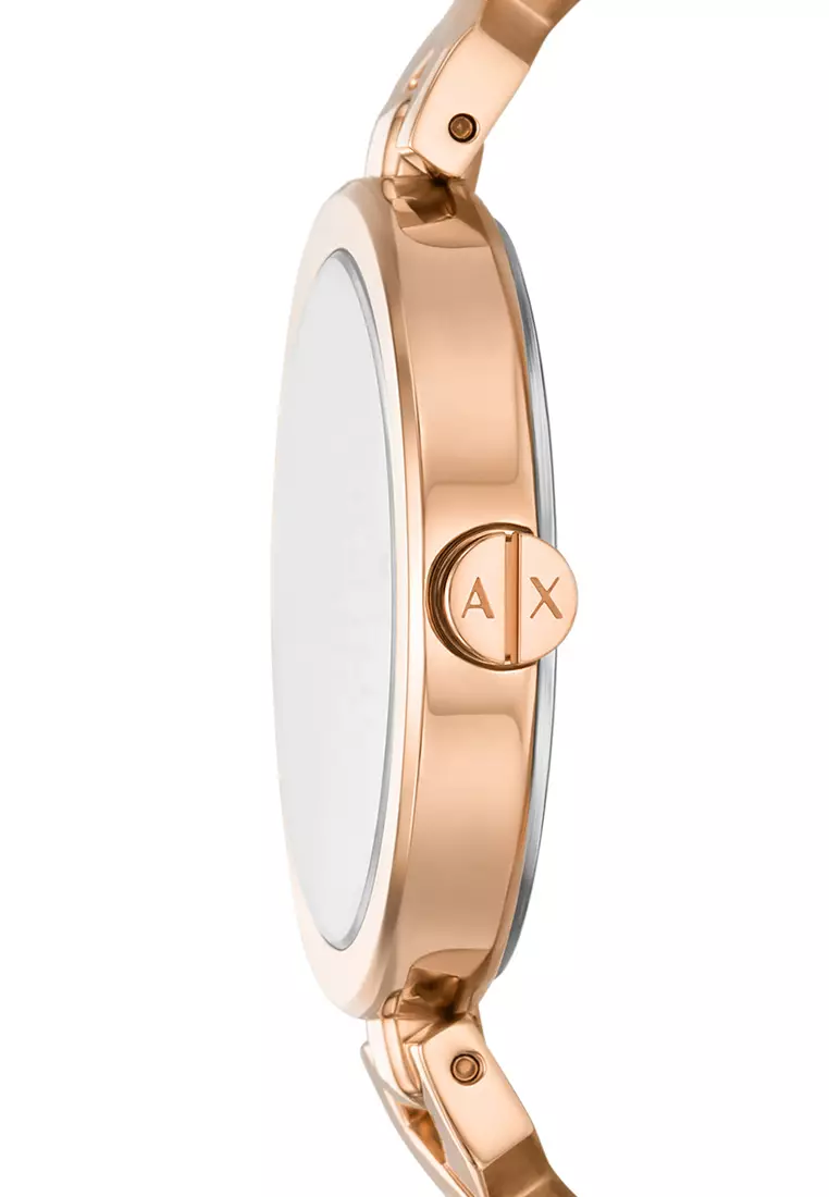 Ava Rose Gold Stainless Steel Watch Ax5832