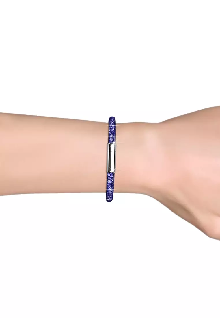 Meshy Bracelet Blue - Gelang Crystal Swarovsky By Her Jewellery