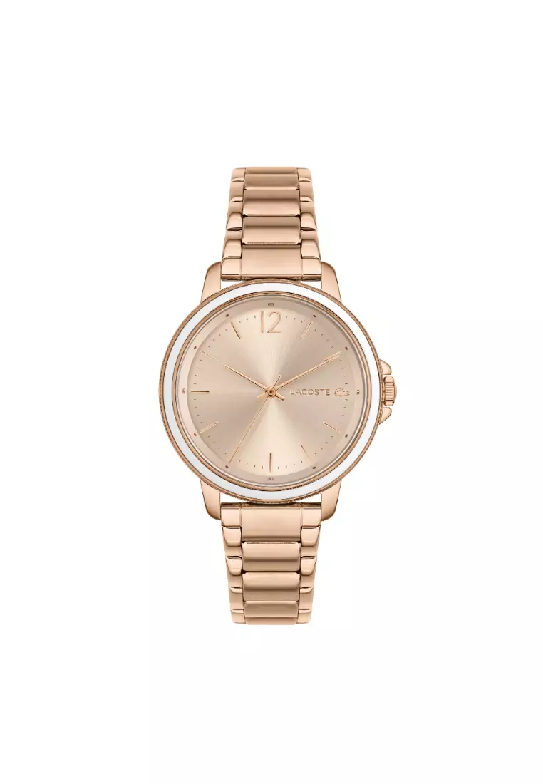 Rose gold lacoste watch hot sale