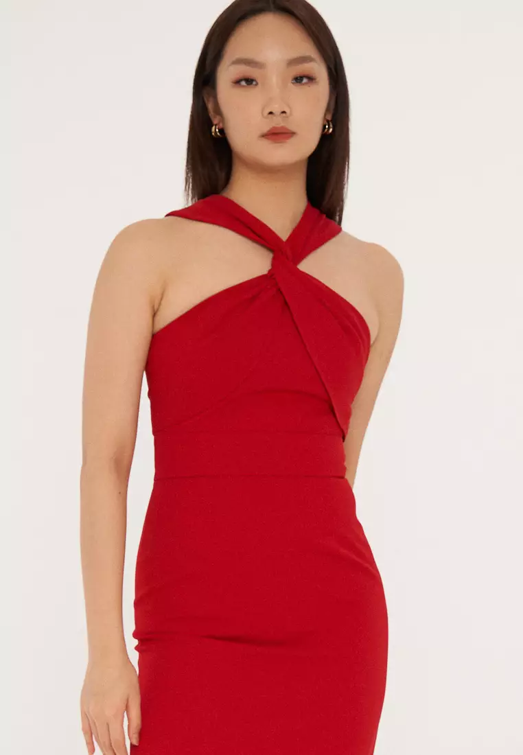 Halter Midi Dress