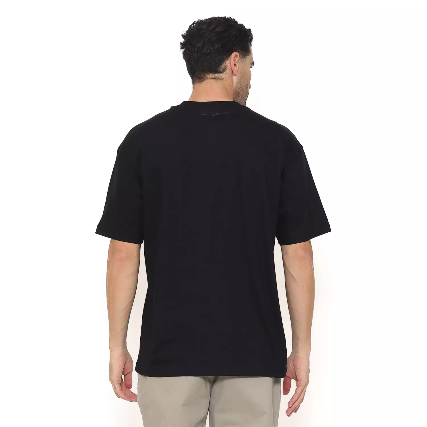 Voxfly Kaos Lengan Pendek Outer Space Oversize Men Tee Black Planet Surf