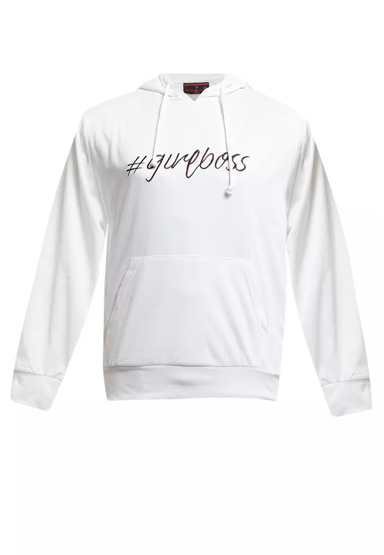 Long Sleeve Hoodie Hodey No Zipper Bordir Girl Boss