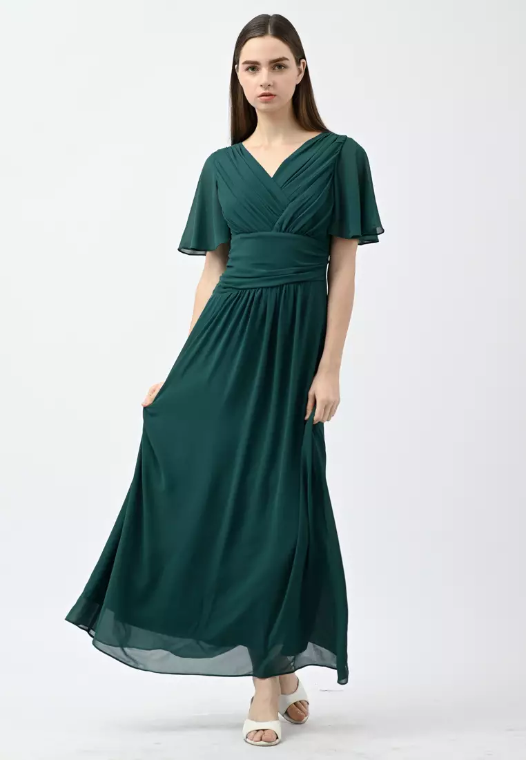 V-Neck Maxi Dress