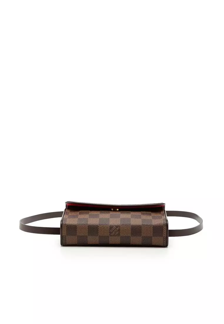 Pre-Loved Louis Vuitton Damier Ebene Pochette Florentine