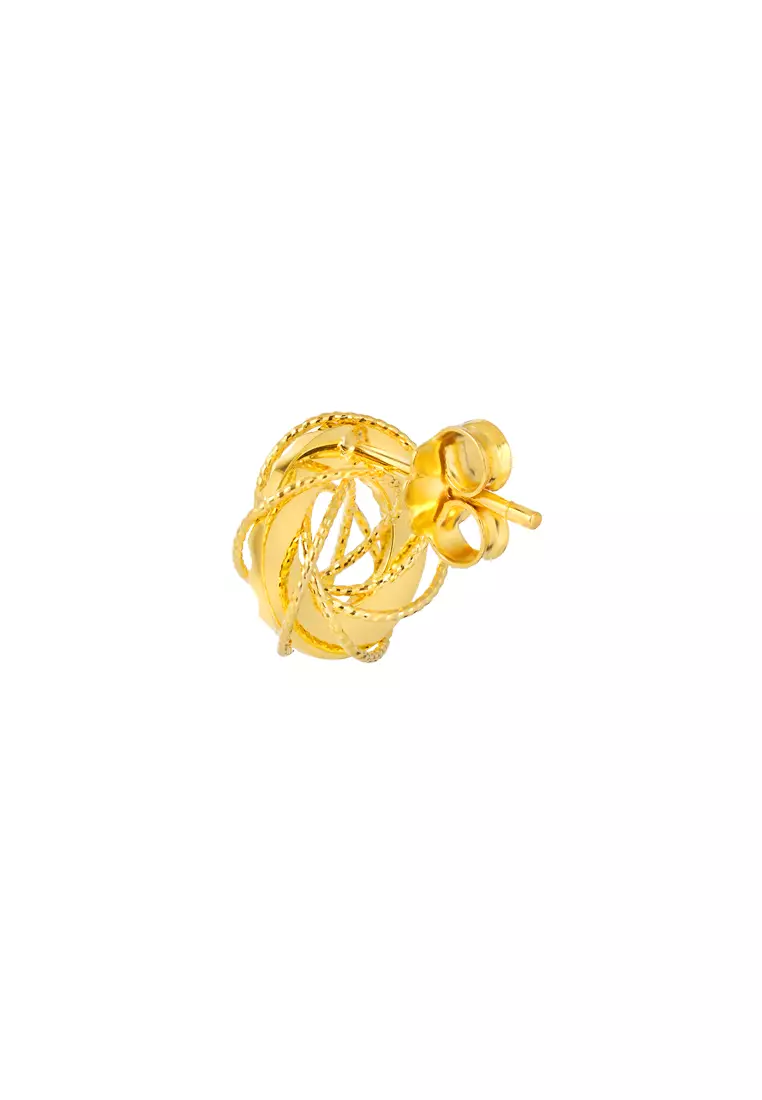 TOMEI Earrings, Yellow Gold 916