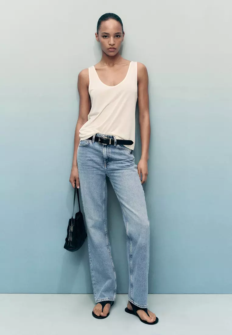 Matilda Medium-Rise Straight-Fit Jeans